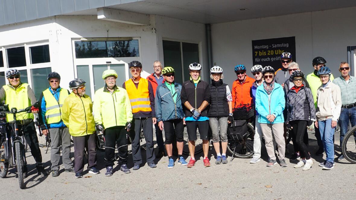 Gruppenbild Seniorenbeirat Neuburg Radtour