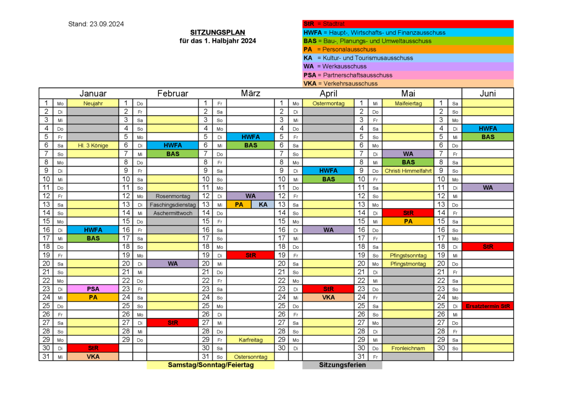 sitzungsplan